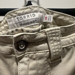 Torrid Light Khaki Trousers